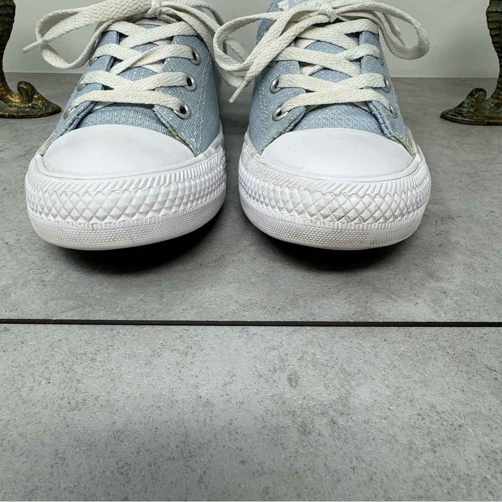 Converse Chuck Taylor All Star Coral Ox Blue White Casual Comfort Sneakers Sz 8 - Picture 4 of 10